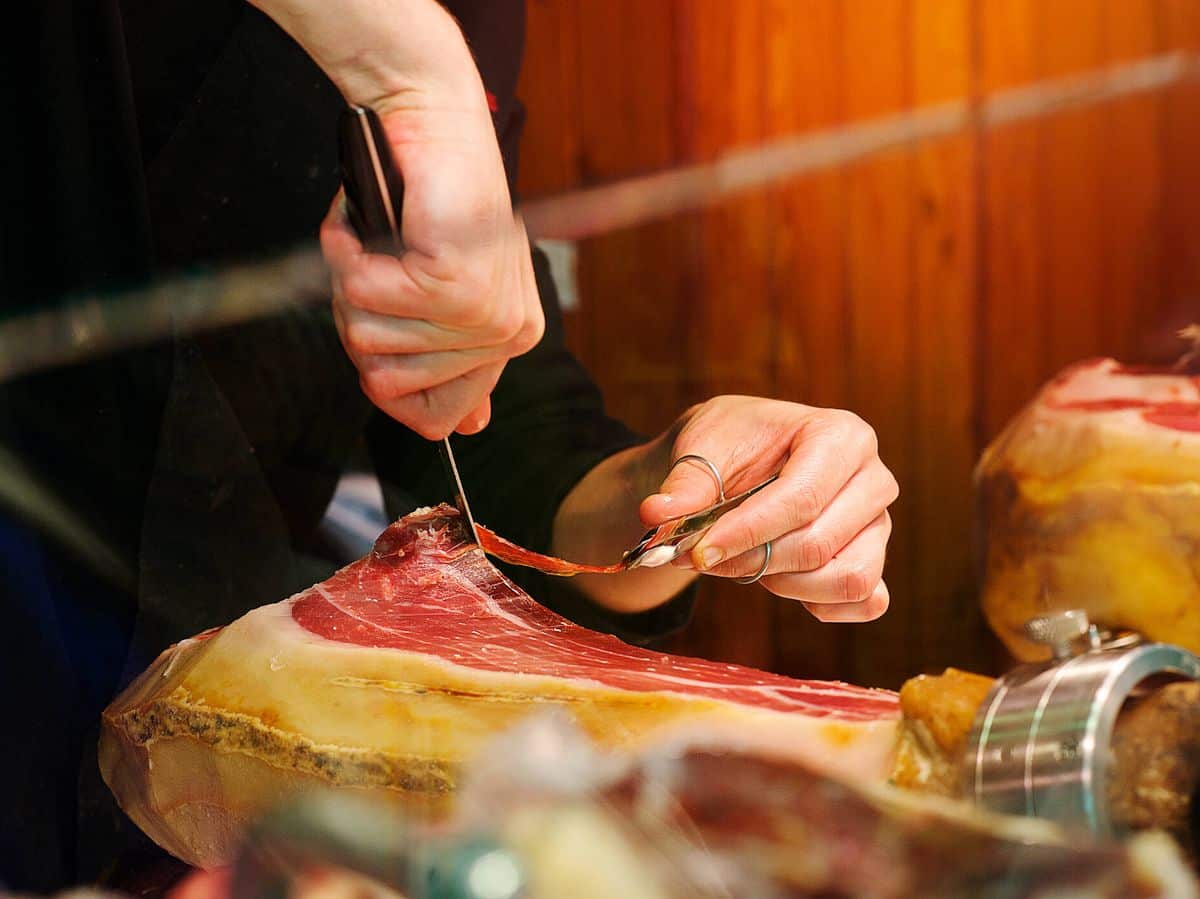 taller corte de jamón